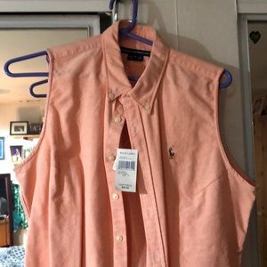 Ralph Lauren Sleeveless Oxford